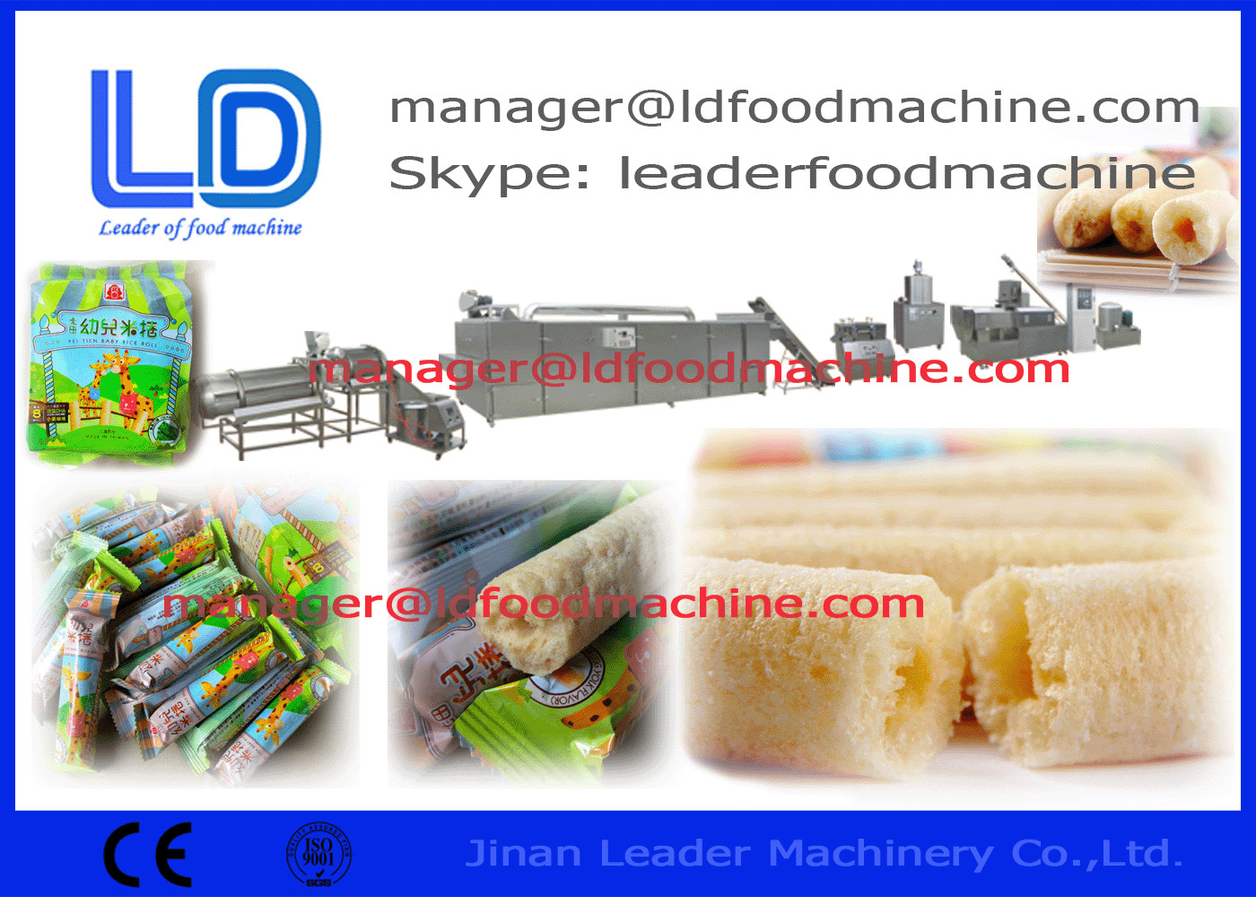 Otomatik Çiğ pirinç / mısır / darı Patlatan Atıştırmalık Makineleri, 3 Fazlı 380v 50Hz